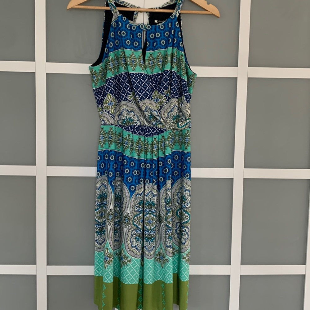Valerie Bertinelli midi dress